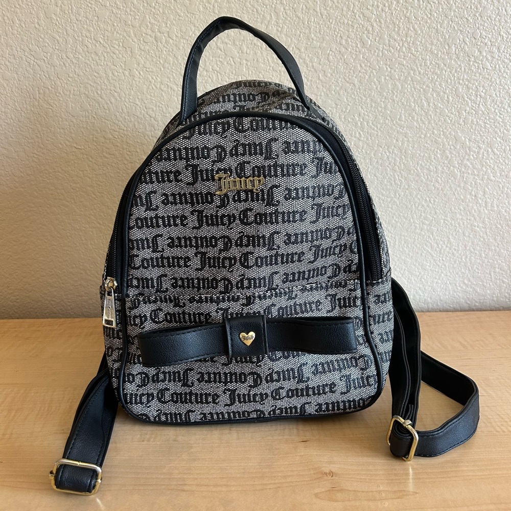 Juicy Couture Logo Print Backpack